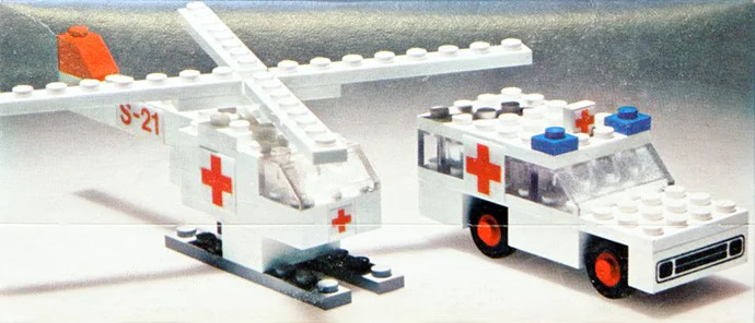 Emergency Helicopter and Ambulance 乐高 LEGO 460 image 4
