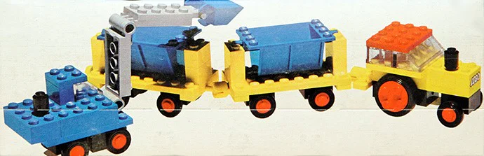 Excavator and dump truck. 乐高 LEGO 686 image 1