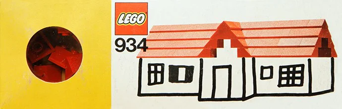 Asphalt Roof Tiles at a 45-Degree Angle 乐高 LEGO 934