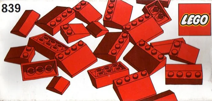 Tile Roof Bricks, 33 degrees. 乐高 LEGO 935 image 1