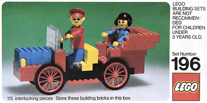 Old-fashioned Automobile 乐高 LEGO 196 image 1