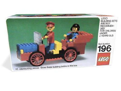 Old-fashioned Automobile 乐高 LEGO 196 image 3