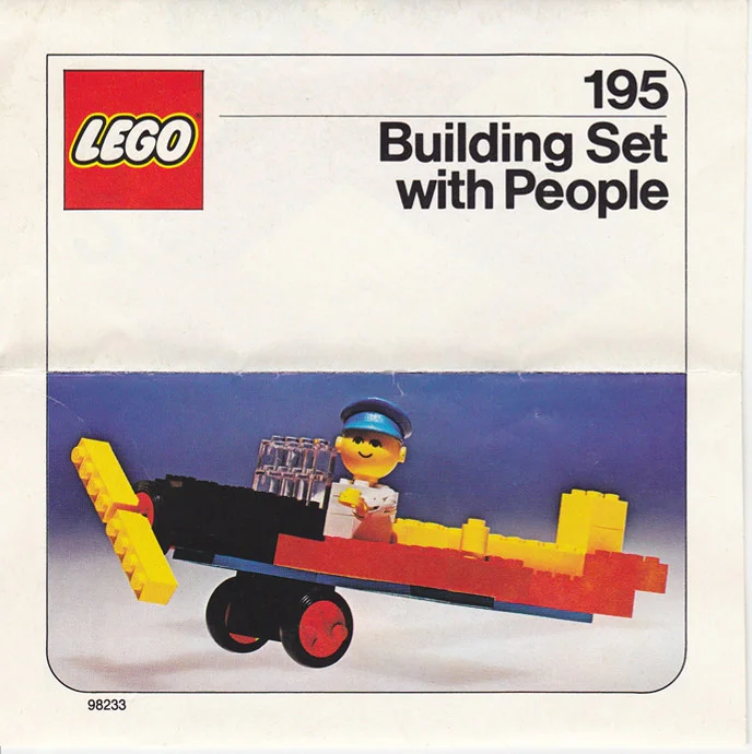 Airplane and pilot 乐高 LEGO 250-3 image 3