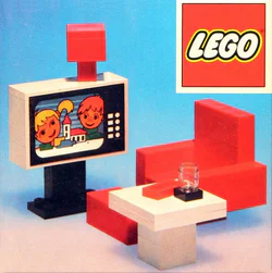 Color TV and Sofa