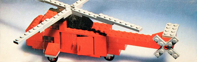 Search and Rescue Helicopter 乐高 LEGO 691 image 2