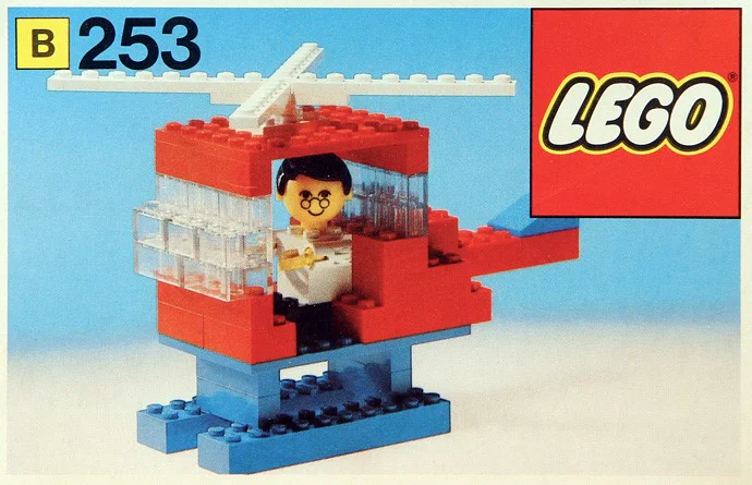 Helicopter and Pilot 乐高 LEGO 253-2