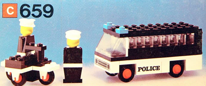 Police patrols 乐高 LEGO 445 image 1