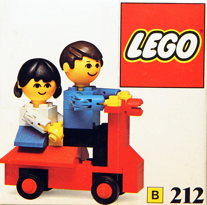 Mini motorcycle 乐高 LEGO 212-2 image 2