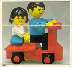 Mini motorcycle 乐高 LEGO 212-2 image 3