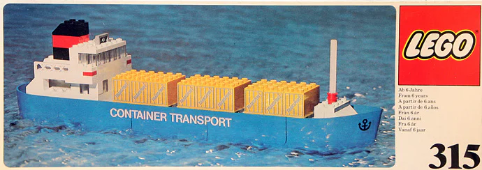 Container ship 乐高 LEGO 315-2 image 1