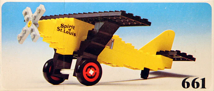 Spirit of St. Louis airplane 乐高 LEGO 661 image 2