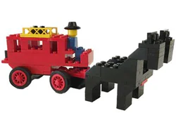 Conveyance horse-drawn postal station