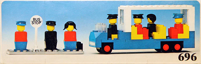 Bus station 乐高 LEGO 696 image 1