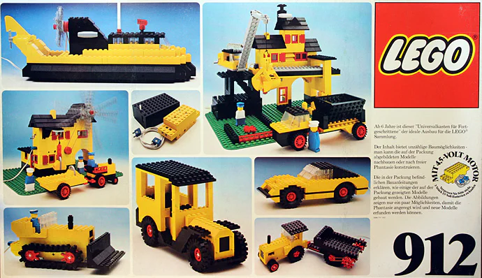 "Advanced Basic Set with Motor, 6+" 乐高 LEGO 912
