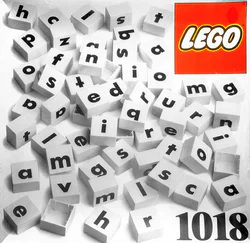Lowercase letter brick