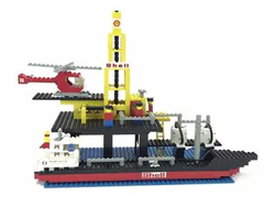 CNOOC Offshore Drilling Platform and Oil Tanker