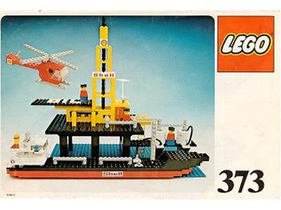 CNOOC Offshore Drilling Platform and Oil Tanker 乐高 LEGO 373 image 3