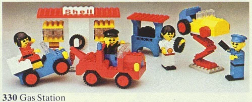 Gas station 乐高 LEGO 330-2 image 1