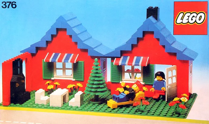 House with a garden 乐高 LEGO 376-2 image 1