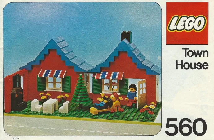 House with a garden 乐高 LEGO 376-2 image 2