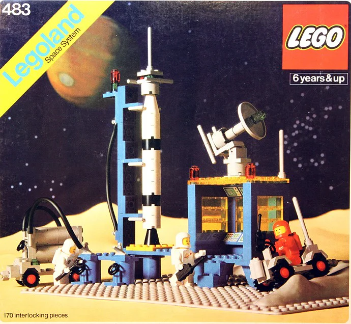 Space: Alpha-1 rocket base launch pad 乐高 LEGO 920-2 image 2