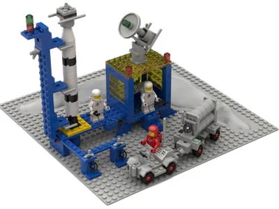 Space: Alpha-1 rocket base launch pad 乐高 LEGO 920-2 image 3