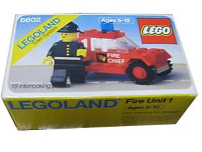 Fire chief's car 乐高 LEGO 602 image 1