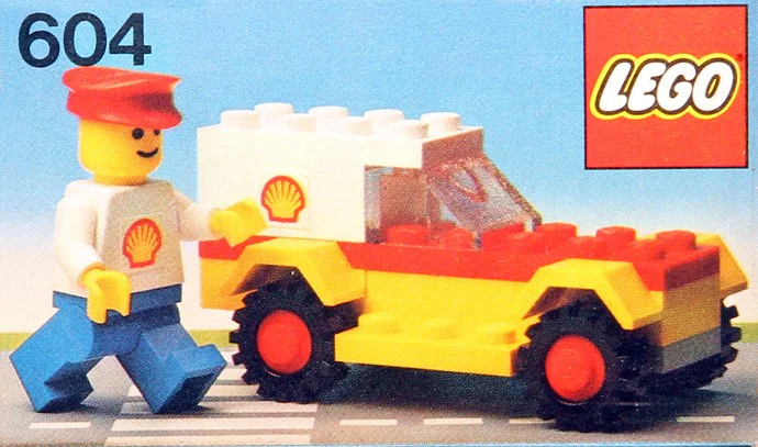 Shell service vehicle 乐高 LEGO 604 image 1