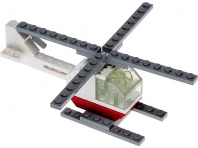 Red Cross Rescue Helicopter 乐高 LEGO 626-2 image 2