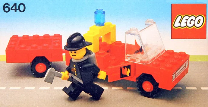 Fire trucks and trailers 乐高 LEGO 640-2 image 1