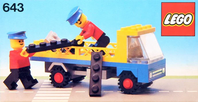 Flatbed tow truck 乐高 LEGO 643 image 1
