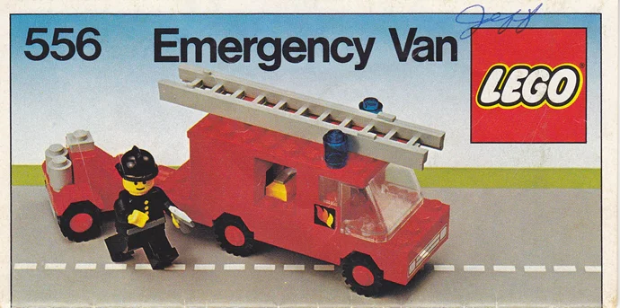 Fire Engine and Tow Truck 乐高 LEGO 672 image 3