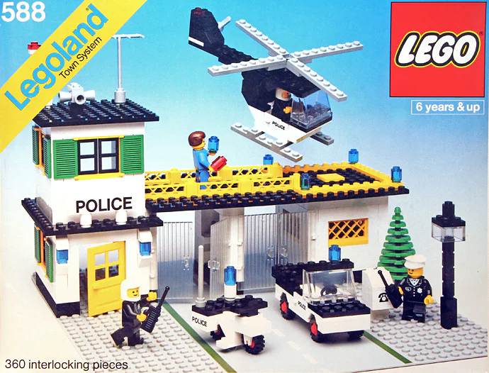 Police Headquarters 乐高 LEGO 588 image 2