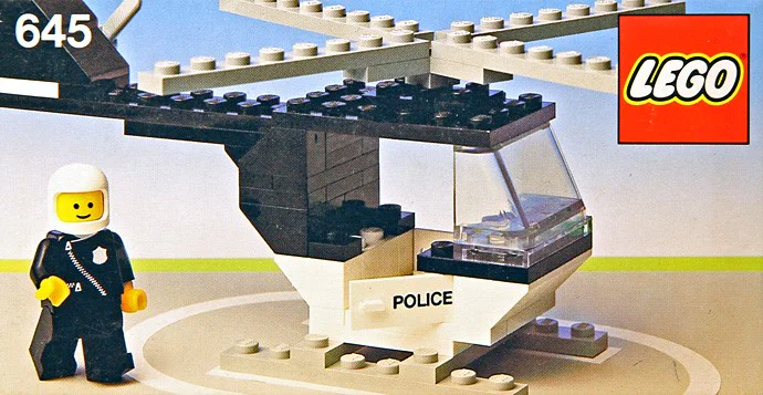 Police helicopters 乐高 LEGO 645 image 1