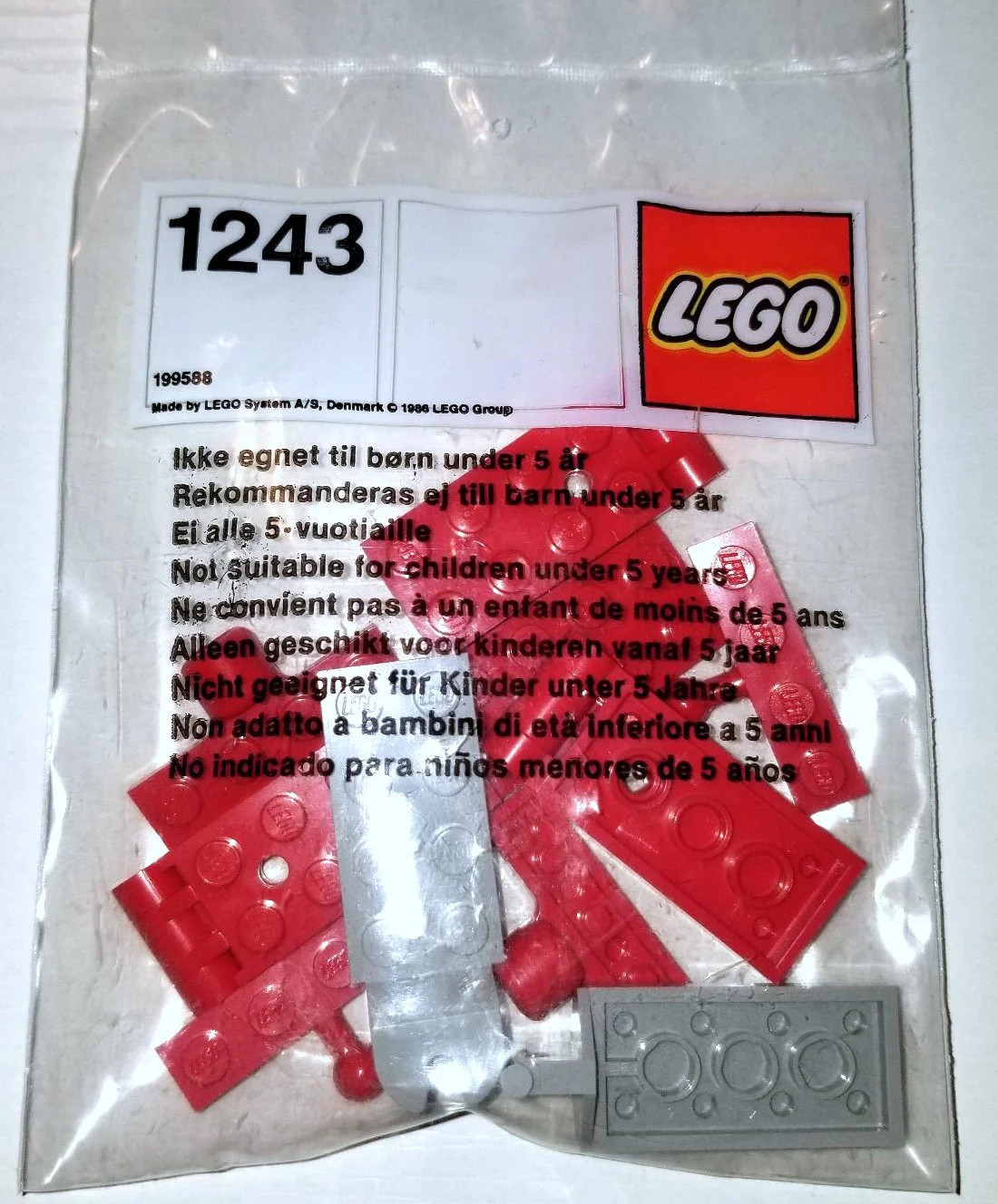Flexible Couplings for Piping Systems and One Movable Joint 乐高 LEGO 1123 image 1