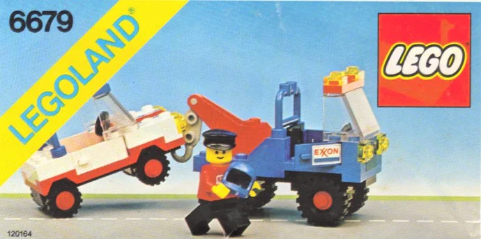 Exxon rescue trailer 乐高 LEGO 6679-2 image 1