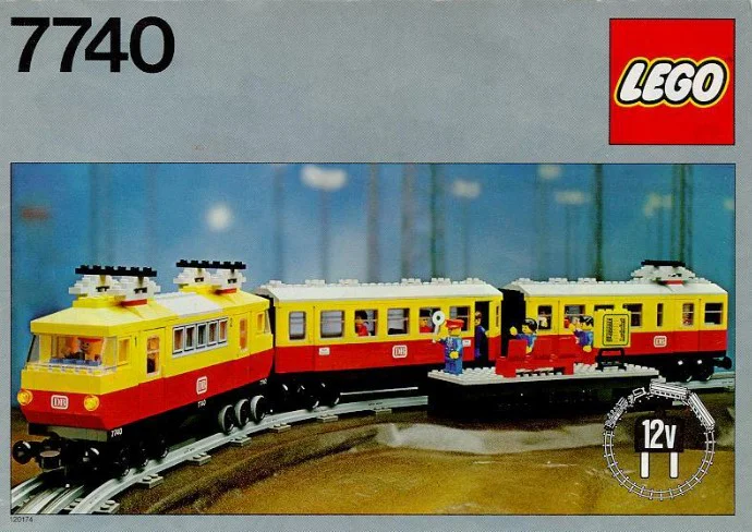 Intercity passenger train crew 乐高 LEGO 7740 image 1