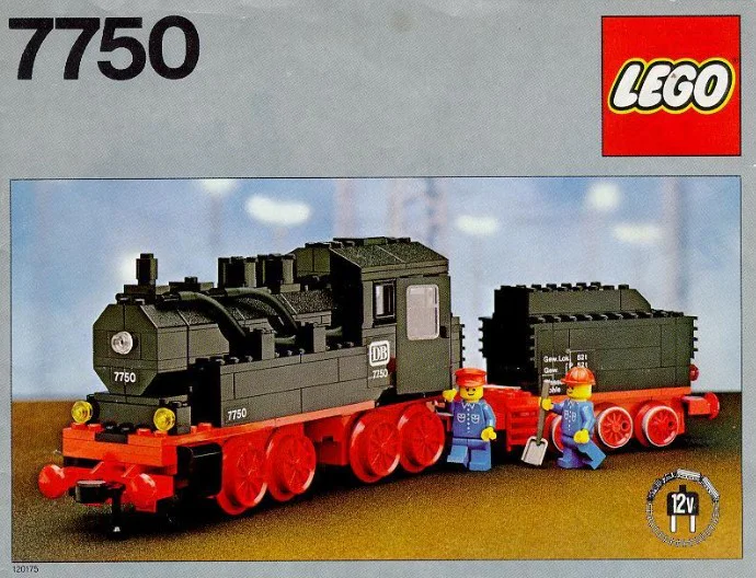 Steam locomotive with coal tanker 乐高 LEGO 7750
