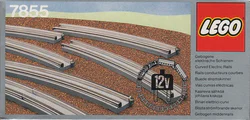 8 Curved Electric Rails Grey 12 V