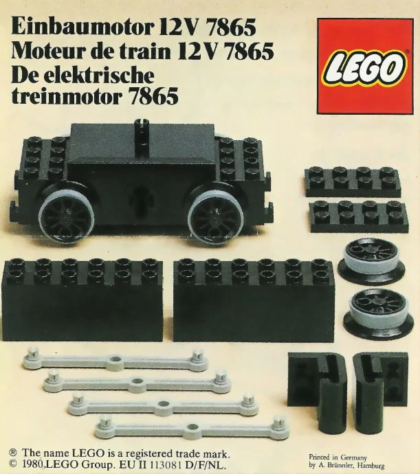 Motor Return Unit for Battery or Motor-Less Trading 12 V 乐高 LEGO 7865