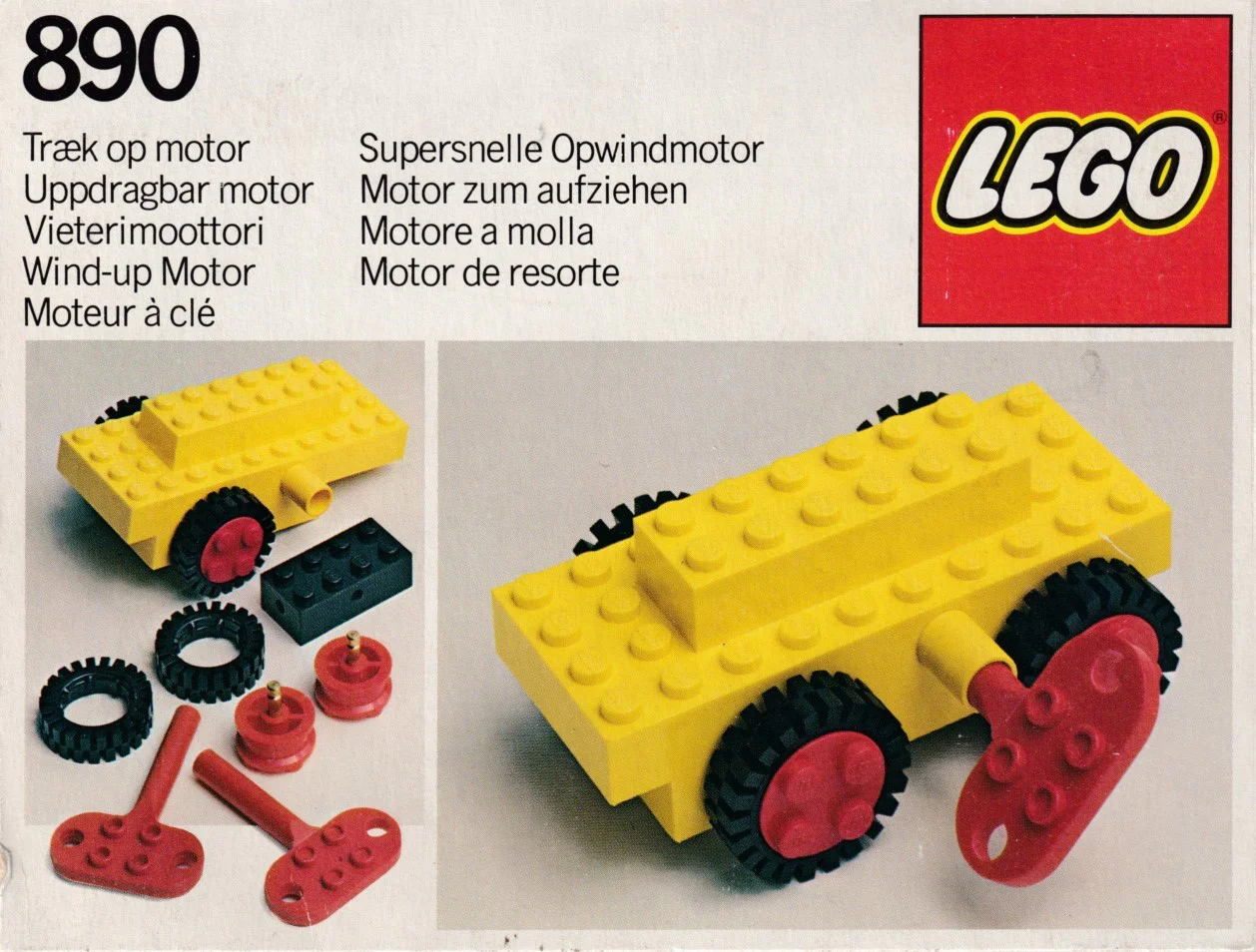 Start the motor. 乐高 LEGO 895