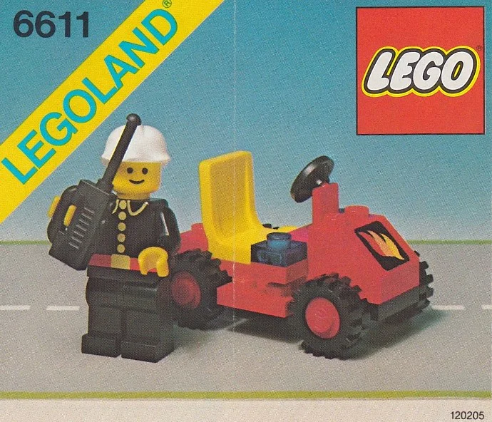 Fire chief's car 乐高 LEGO 6611 image 1