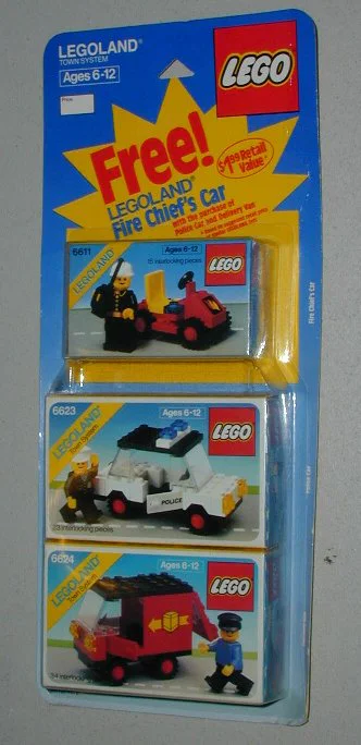 Fire chief's car 乐高 LEGO 6611 image 3