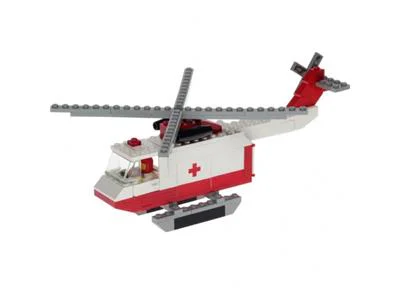 Red Cross rescue helicopters 乐高 LEGO 6691 image 3