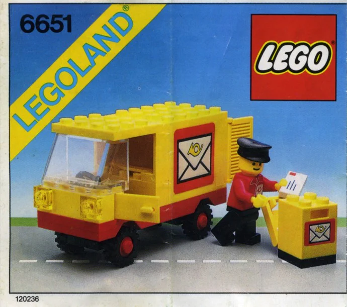 Mail vehicle 乐高 LEGO 6651 image 1