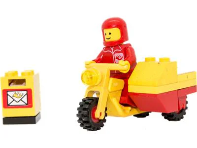 Postman on a motorcycle 乐高 LEGO 6622 image 2