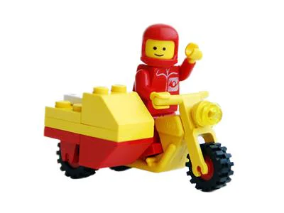 Postman on a motorcycle 乐高 LEGO 6622 image 3