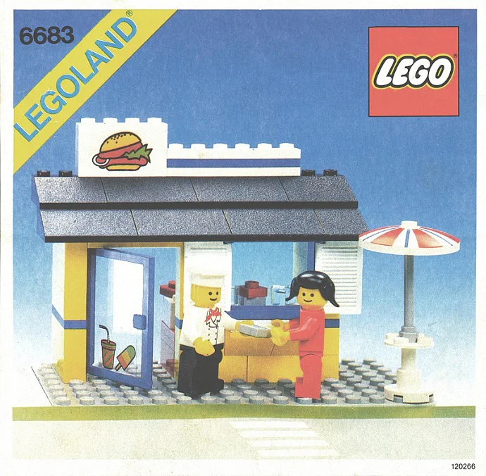 Hamburger Small Shop 乐高 LEGO 6683 image 1
