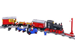 Cargo steam train