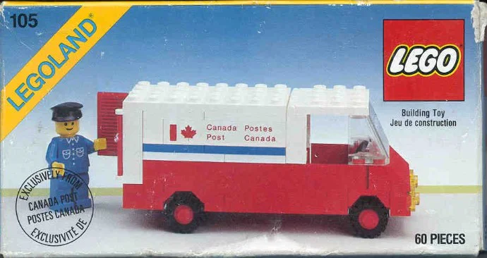Post vehicle 乐高 LEGO 105 image 1